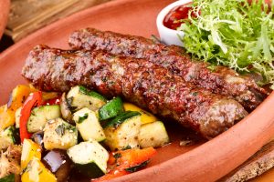 Kebab,With,Vegetable